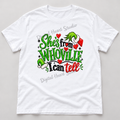 She's from Whoville I Can Tell White Gildan T-Shirt smaller centered print with faded watermark
