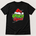 Grinch Squad – Classic Black Gildan T-Shirt smaller centered print with faded watermark