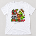¿Soy Yo? ¿Acaso Yo Soy la Dramática? White Gildan T-Shirt smaller centered print with faded watermark